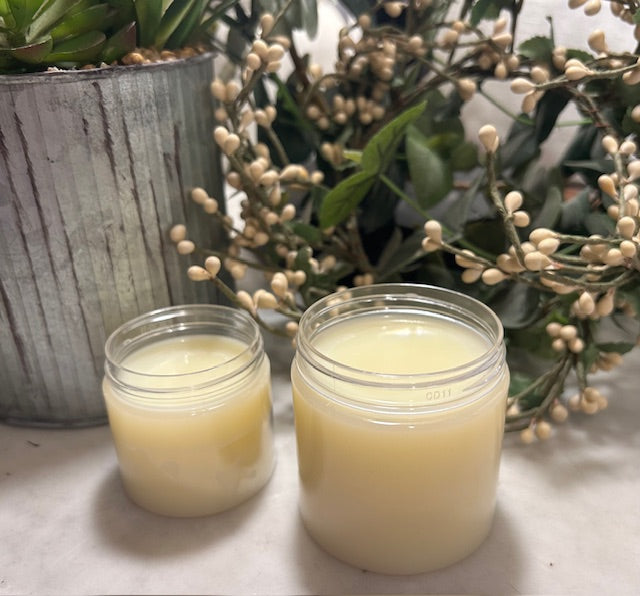 Tallow Balm- 4 oz Jar Fragrance free with Manuka Honey